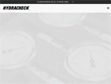 Tablet Screenshot of hydracheck.com